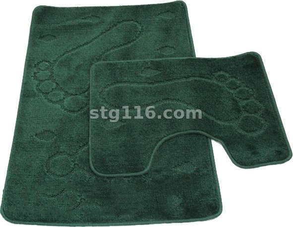 Набор ковриков д/ванной Zalel 2 пр. 55*85 (зеленый)
